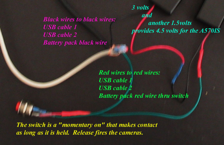 wiring of rig is shown